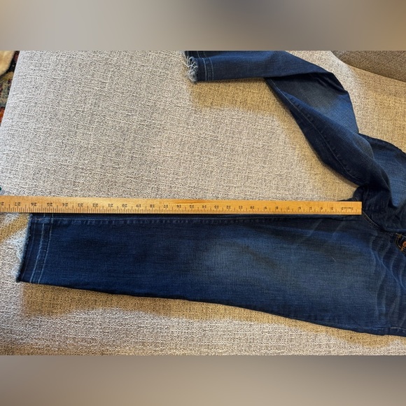Loft Made and Loved Women’s Button Fly Modern Skinny Jeans Raw Hem 32/14 - Picture 11 of 11